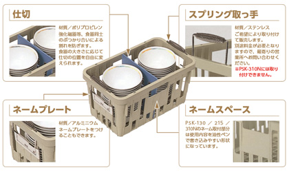 食器かご（SKラック）PSK-300N